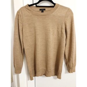 J.Crew camel cardigan size large